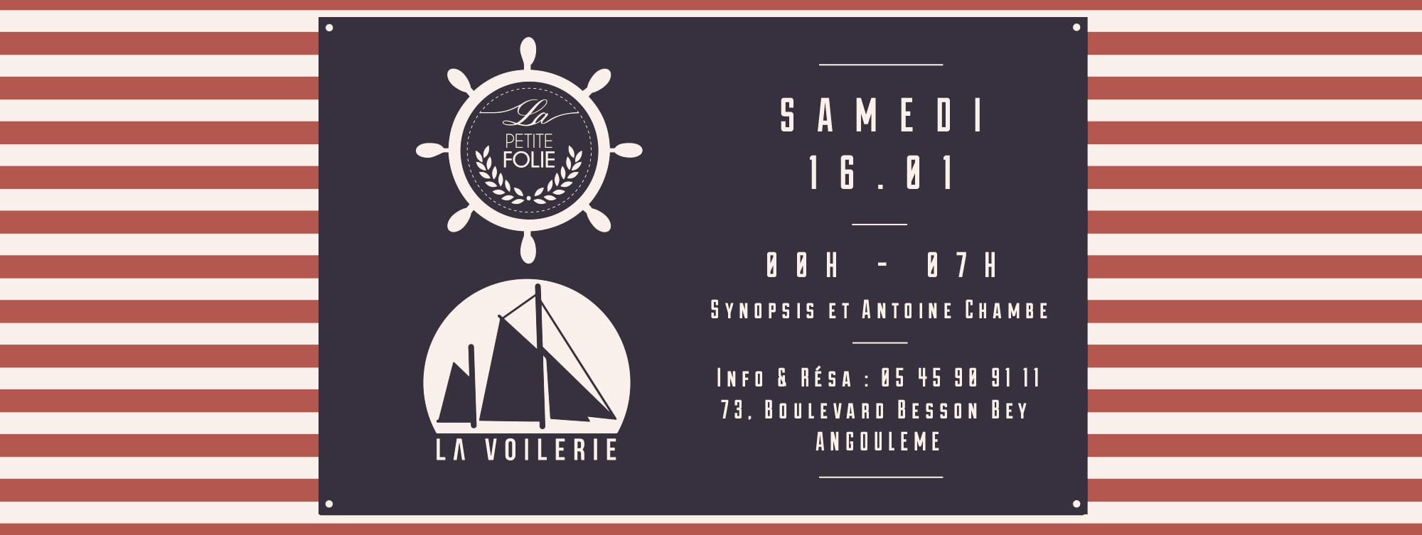 La Petite Folie à Angoulême accueillera La Voilerie le 16/01/16
