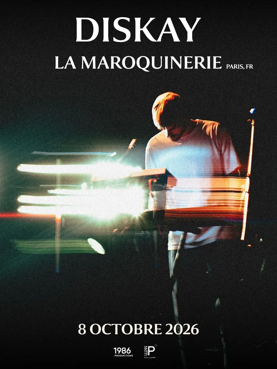 Affiche du concert de Diskay a La Maroquinerie le 8 octobre 2026